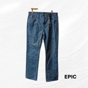 Epic Group Manufacture Design Men's straight leg 5-pocket pant Sz M